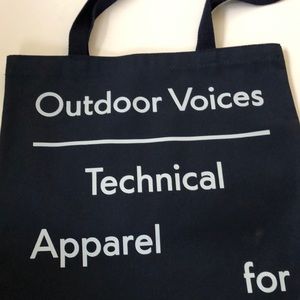 NEW Outdoor Voices Tote in Navy
